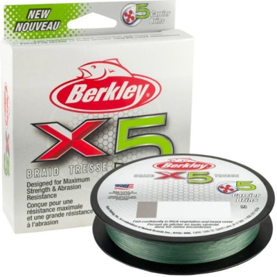 Berkley X5 green 150 m 0,25 mm 27 kg – Zboží Mobilmania