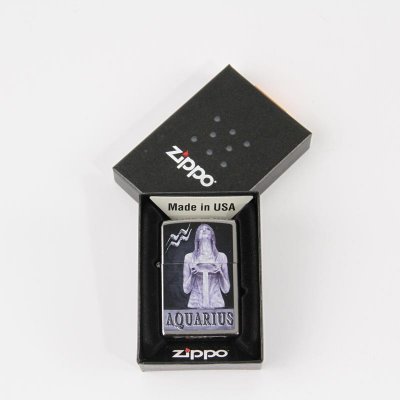 Zippo satin fin. col. cZodiac Aquariusc – Hledejceny.cz