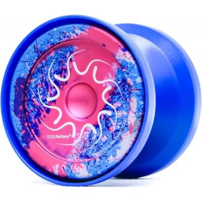 YoyoFactory Nine Dragons freestyle kovové yoyo Galaxy Blue – Zboží Dáma