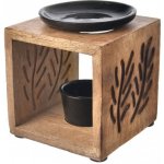 Indecor Aroma lampa mango BLACK 12 x 12 x 12 cm – Zboží Dáma