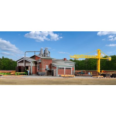 Kibri H0 Pila s jeřábem, prahovou pilou a vnitřním vybavením 39816 – Hledejceny.cz