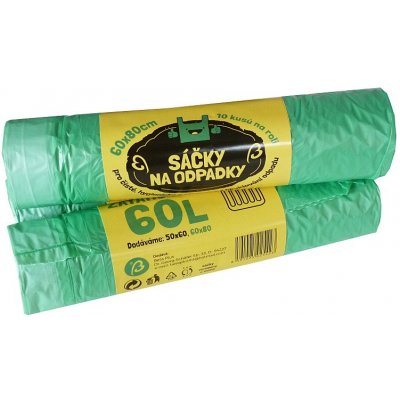 Zorex Pytle zatahovací 14µm 60L 10ks zelené – Sleviste.cz