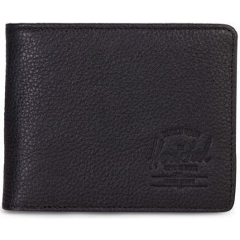 HERSCHEL Supply Hank Leather RFID Black Pebbled