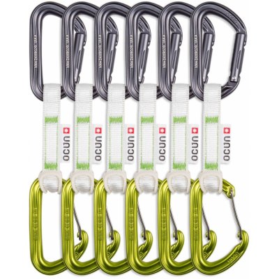 Ocún HAWK QD COMBI BIO-DYN-RING 15 mm 10 cm 6-pack – Sleviste.cz