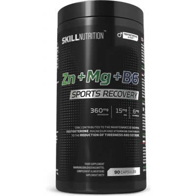 Skill Nutrition Zn + Mg + B6, Sports Recovery 90 Kapslí – Hledejceny.cz