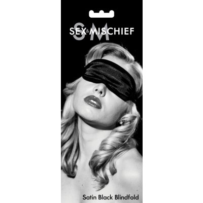 Sex & Mischief Satin Blindfold Saténová maska na oči – Zbozi.Blesk.cz