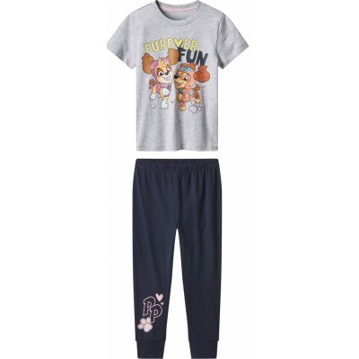 Dívčí pyžamo Tlapková patrola šedá navy modrá – Zboží Dáma