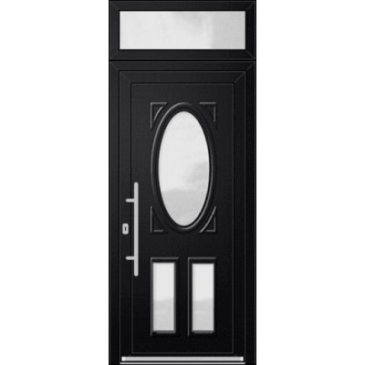 OknaDvereNaMiru.cz Vchodové dveře 3D Corina 1 + Nadsvětlík zlatý dub 110 x 220 cm – Zboží Mobilmania