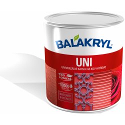 Barvy a laky Hostivař akryl Uni Lesk 1000 0,7 kg bílá