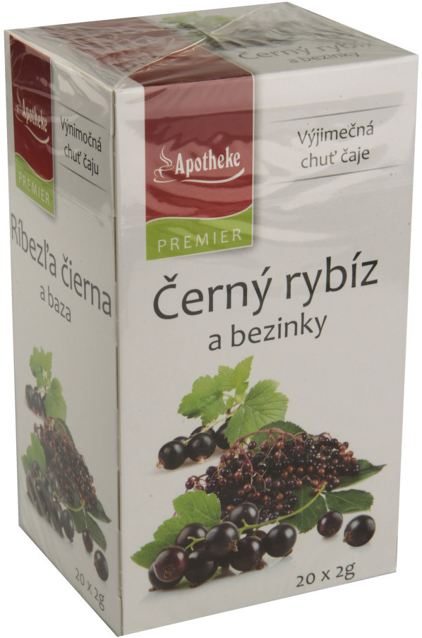 Apotheke Černý rybíz a bezinky 20 x 2 g