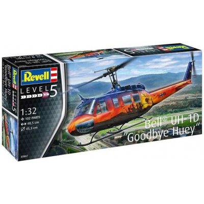 Plastic ModelKit vrtulník 03867 Bell UH-1D Goodbye Huey 1:32