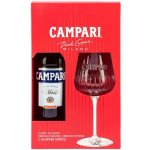 Campari Bitter 25% 0,7 l (dárkové balení 1 sklenice) – Zbozi.Blesk.cz