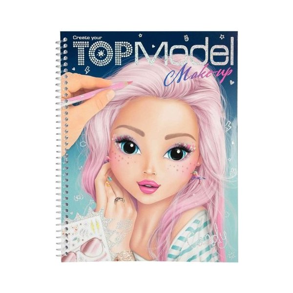 Omalovánka Kreativní omalovánka Vytvoř Make-up Top Model