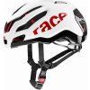 Cyklistická helma Uvex Race 9 white red 2022