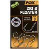 Rybářské háčky FOX EDGES HOOK ZIG & FLOATER Micro Barbed vel.8 10ks