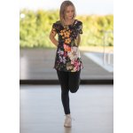 UTOPY Dámské sportovní tričko Flower Garden – Zboží Dáma