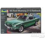 Revell Plastic ModelKit auto 07065 1965 Ford Mustang 2+2 Fastback CF 18-5599 1:25 – Zboží Dáma