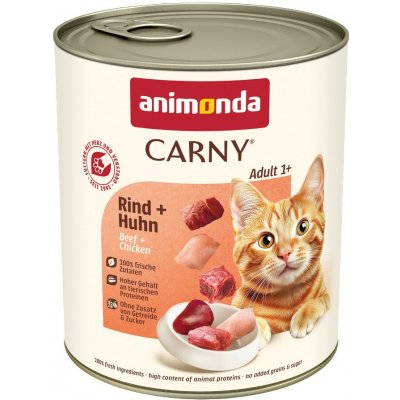 Animonda Carny Adult Hovězí maso s kuřecím masem 800 g – Hledejceny.cz