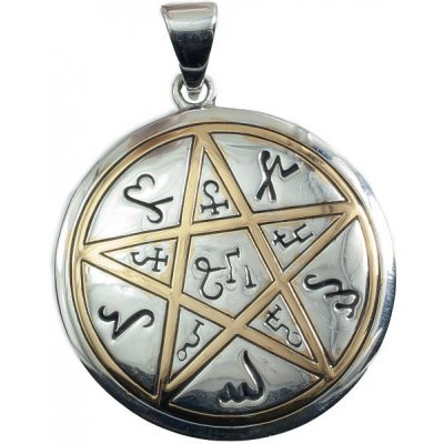 Peter Stone, Stříbrný amulet magický Pentagram, 90506