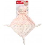 Bobo baby usínáček plyšový medvídek s čepičkou s hvězdičky růžový – Hledejceny.cz