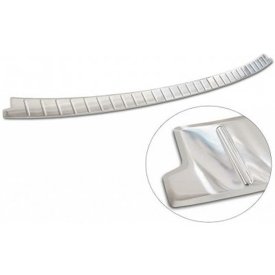 AVISA Profilovaný nerez kryt prahu zadních dveří pro Dacia Jogger, od r.v. 2021 ->, stříbrná | Zboží Auto