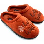 Gezer dámské měkoučké papuče Hello winter červená – Zboží Dáma