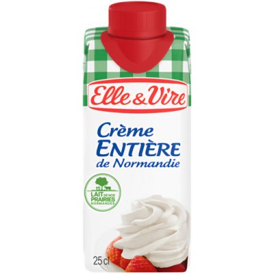 Elle&Vire Tekutá smetana plnotučná UHT 250 ml – Sleviste.cz