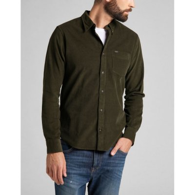 Wrangler košile Lee button down Serpico green – Zboží Mobilmania