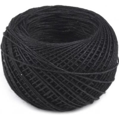 Nit lněná 50m - černá – Hledejceny.cz