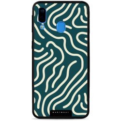 Mobiwear Glossy Samsung Galaxy A40 GA61G Béžové linky