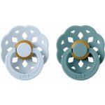 Bibs Boheme dudlíky z přírodního kaučuku 2ks Baby Blue / Island Sea – Zboží Dáma