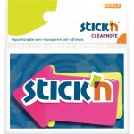 Záložka samolepicí Stick'n Hopax, 76x50 mm, plastová šipka, 2 barvy, 2x30 ks – Hledejceny.cz