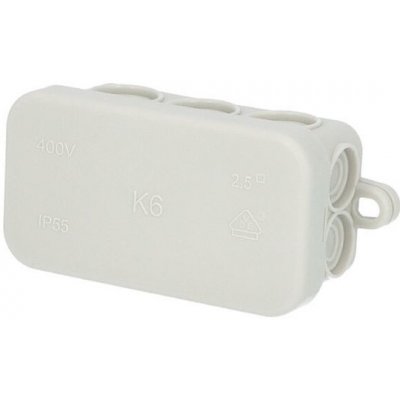 Krabice K6 IP54 rozbočovací, s naklapávacím víčkem, 80x43x36mm typ 5003 famatel – Hledejceny.cz