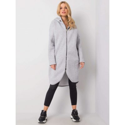 Dámská dlouhá mikina na zip RV-BL-4858-1.99P-GRAY