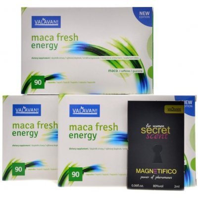 Valavani Maca fresh energy 3 x 90 kapslí