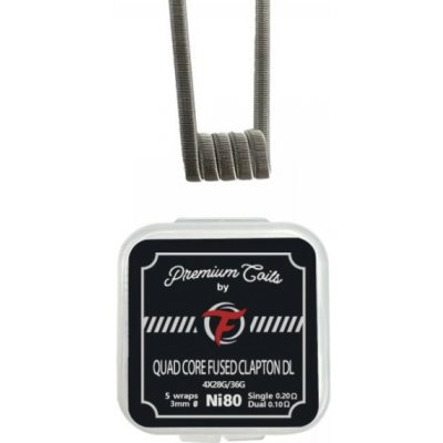 Fumytech předmotané spirálky Quad Core Fused Clapton DL Ni80 0,2 ohm 10ks – Zboží Mobilmania