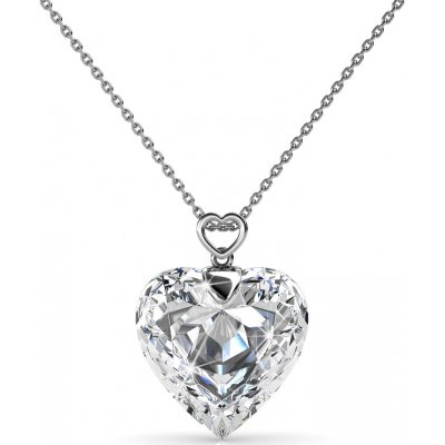 Royal Fashion Stříbrný pozlacený Swarovski náhrdelník DPS0520 – Sleviste.cz