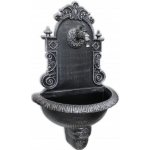 ALVI Zahradní umyvadlo/ VÝLEVKA z lehké slitina, sada - STŘÍBRNÁ patina Zahradní umyvadlo: SADA s kohoutkem – Hledejceny.cz