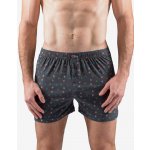 Gina pánské trenky volné šité s potiskem 75201P lékořice žlutá – Zboží Dáma