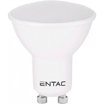 ENTAC LED žárovka GU10 6,5W 525lm, studená, ekv. 48W LLSW-6,5W-CW