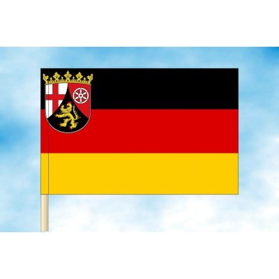 LIBEA, s.r.o. Porýní - Falc vlajka Rozměr: 40×60 cm, Uchycení: Návlek na žerď – Hledejceny.cz