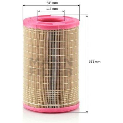 Filtr vzduchový C25730/1 MAN, MB, RVI – Hledejceny.cz