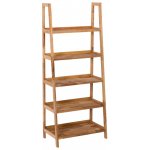 Regál Naturel Home 63x149x36,4 cm ořech mat HOMEPOL5 – Zboží Mobilmania