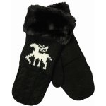 Lund pletené palčáky s flízem černá – Zboží Mobilmania