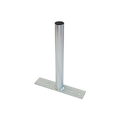 Držák stožáru jezdec - 50cm (s pásem) pouze spodní část, zinek Galva – Hledejceny.cz