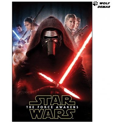 JERRY FABRICS Fleece deka Star Wars The force Awakens – Zboží Mobilmania