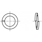 PROFISTYL DIN 7980 podložka pérová pro šr. s válcovou hlavou pozink Varianta: DIN 7980 podložka pružná čtvercový průřez ZnB 20,2 pro M20 – Zboží Mobilmania