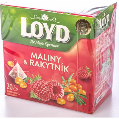 Loyd Bylinno ovocný čaj aromatizovaný maliny & rakytník 20 x 2 g – Zbozi.Blesk.cz