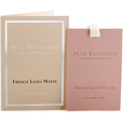 Max Benjamin - VONNÁ KARTA - FRENCH LINEN WATER – Zboží Mobilmania