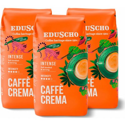 Eduscho Caffè Crema Intense zrnková 3 x 1 kg – Hledejceny.cz